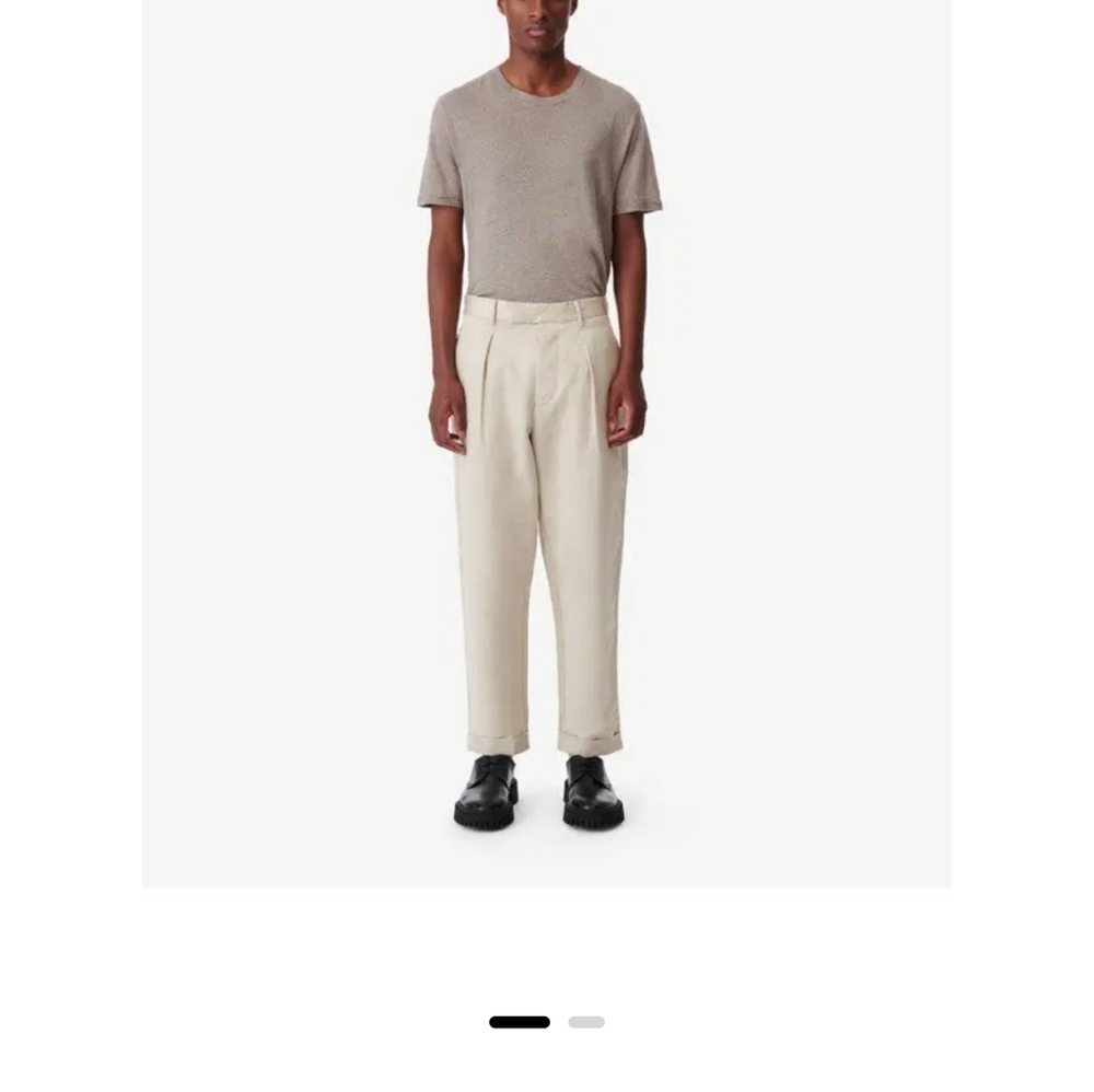 NWT IRO pleated Tobie pants sz 52 EU
